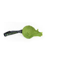 Gigwi Dinoball Triceratops Push to Mute Dog Toy  (Green)