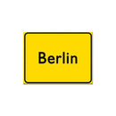 Nostalgic-Art Berlin Ortschild Magnet (6x8cm)