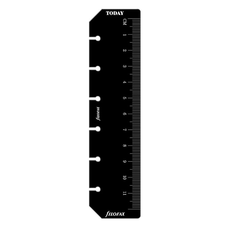 Filofax Pocket Ruler/Page Marker (Black)