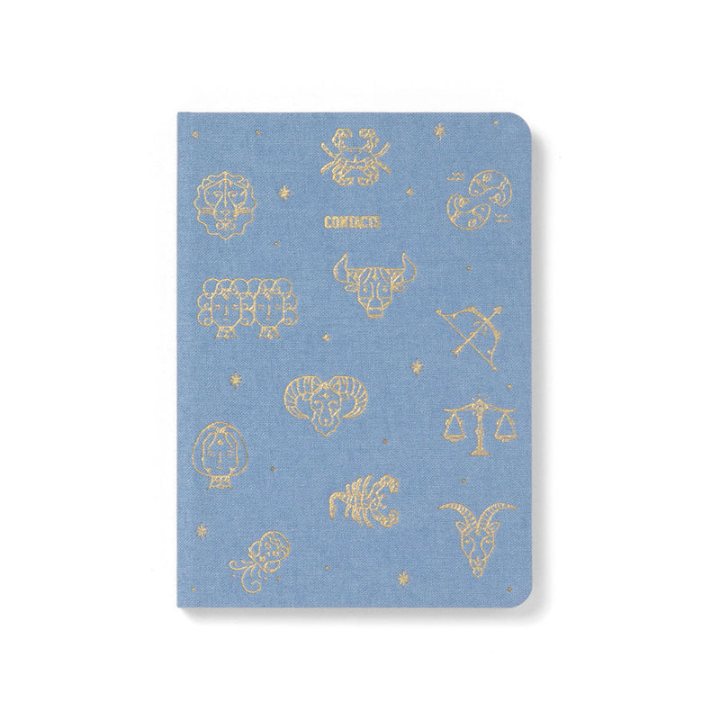 Letts 2024 Zodiac A6 Address Book (Sky)