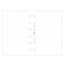 Filofax Dotted Pocket Refill 60pk (White)