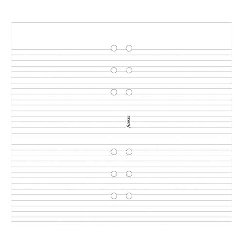 Filofax Personal Ruled Notepad Refill (White)