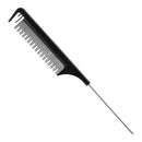Silver Bullet Carbon Metal Tail Comb