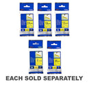 Brother Strong Adhesive Black on Yellw Labelling Tape