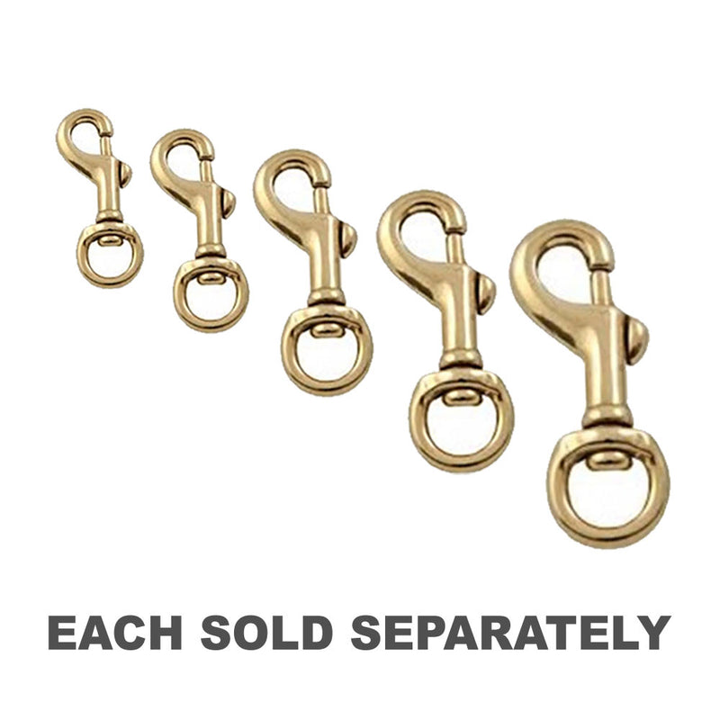 Brass Round Eye Snap Hook