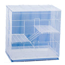 Cage di ratto con 2 piattaforme (75x45x61cm)