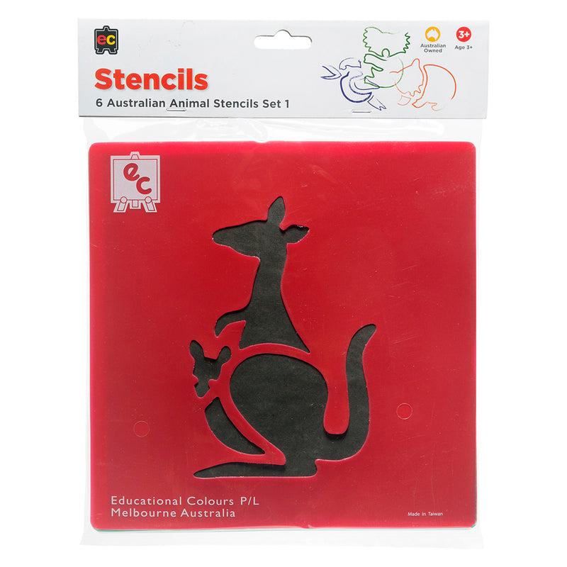 Australian Animals Stencil (Pack of 6)