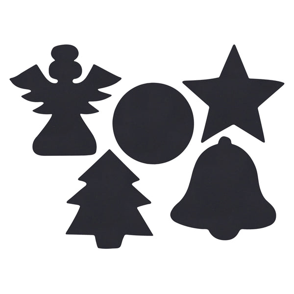 Scratch Christmas Shapes 30pk