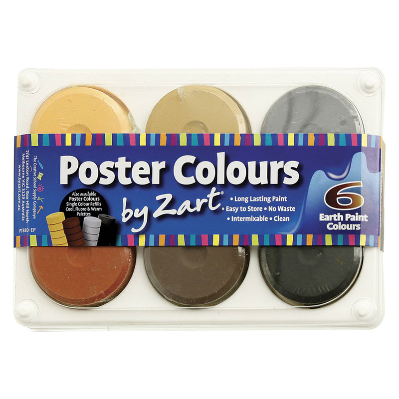 Zart Poster Colours 6pk