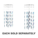 6 Arm Collapsible Dredge Bar w/ Fish Strips 24"