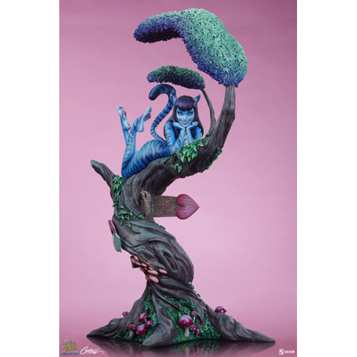 Fairytale Fantasies Lady Cheshire Cat Deluxe Statue