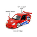 Marvel 1:32 Spider-Man Porsche 911 GT3 (996) Vehicle