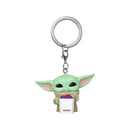 Mandalorian & Grogu 2026 Grogu w/ Food Pocket Pop! Keychain