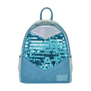 Frozen Elsa Glitter Sequin Cosplay Mini Backpack