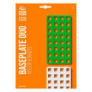 Plus-Plus BIG Baseplate (White & Green)