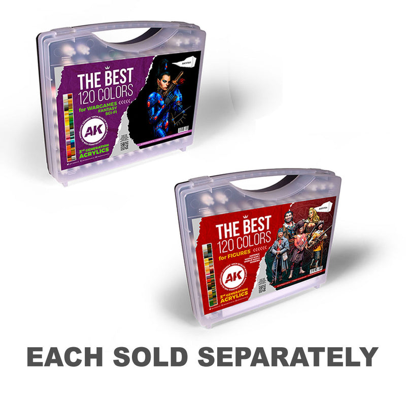AK Interactive 3Gen Briefcase 120 Color Set
