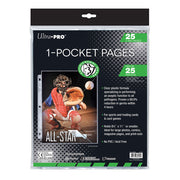 Ultra Pro Antimicrobial Page with 1 Pocket 25pcs (9x11in)
