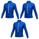 Mirage Junior Lycra Long Sleeve Front-Zip Rash Top (Blue)