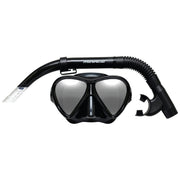Eclipse Adult Silicone Mask & Snorkel Set (Black)