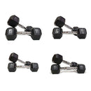 Morgan Rubber Hex Dumbbells (Pair)