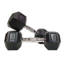 Morgan Rubber Hex Dumbbells (Pair)