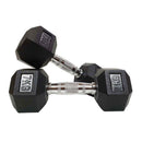 Morgan Rubber Hex Dumbbells (Pair)