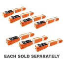 Yamasaki Coloured Martial Arts Belts with White Stripe (Orange)