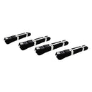 Yamasaki Coloured Martial Arts Belts with White Stripe (Black)