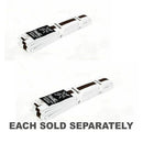 Yamasaki White Martial Arts Belts with Brown Stripe