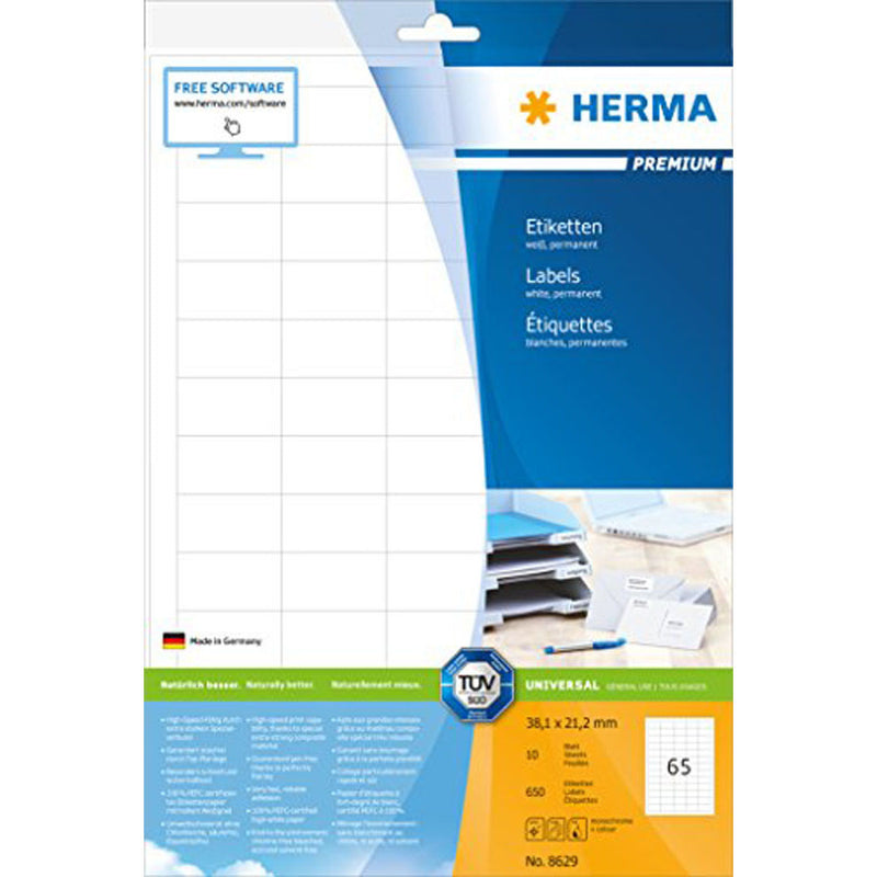 Herma Premium Labels A4 10pc
