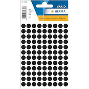 Herma Multi-Purpose Round Sticker Labels (Black)