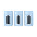 Brabantia Window Canister 1.4L (blu sognante)