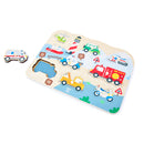Hape Emergency Vehicles Peg Puzzle