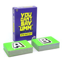 You Can't Say Umm After Dark Party Card Game