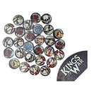 Kings of War Game Token Set And Arc Template