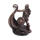 Halvor Viking Longship Figurine 24cm
