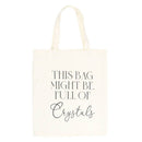 Full of Crystals Polycotton Tote Bag