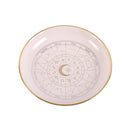 Astrology Wheel Trinket Dish Off White