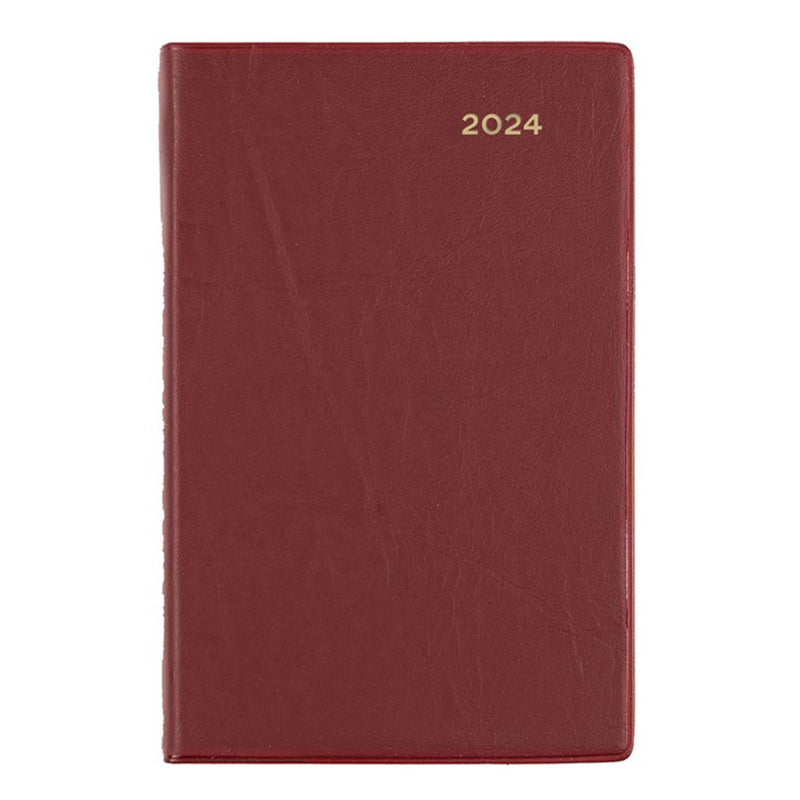 Collins Debden Belmont B7R DTP 2024 Pocket Diary (C. Red)