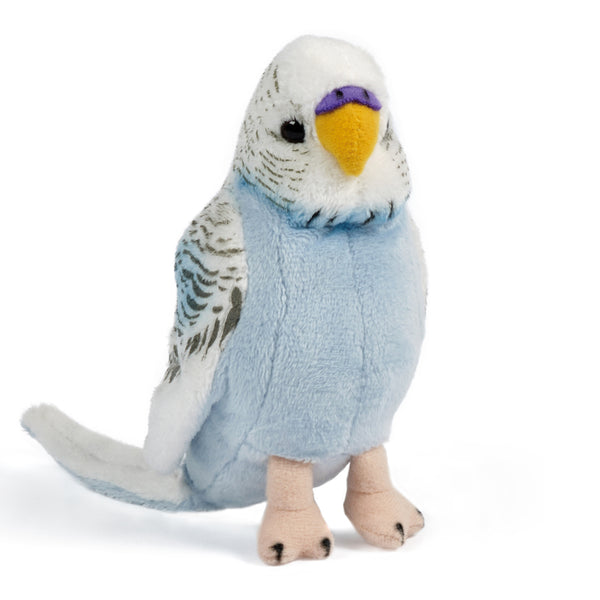 Living Nature Blue Budgerigars with Sound