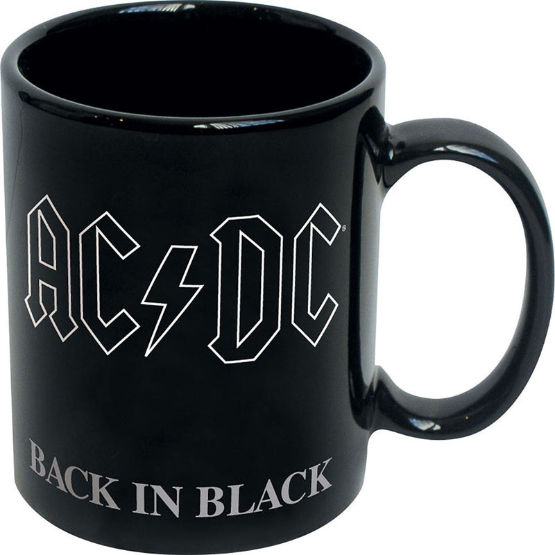 AC/DC di nuovo in tazza in ceramica nera