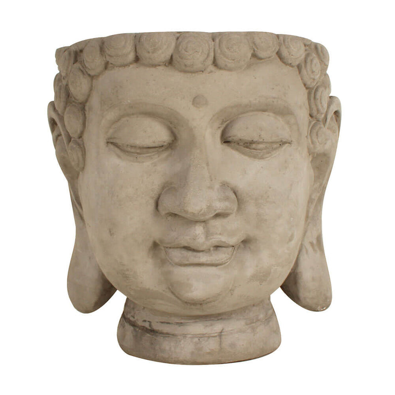 Dekorativer Buddha-Kopf-Pflanzer