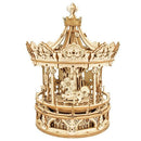 Scatola di musica in legno meccanica robotime fai -da -te