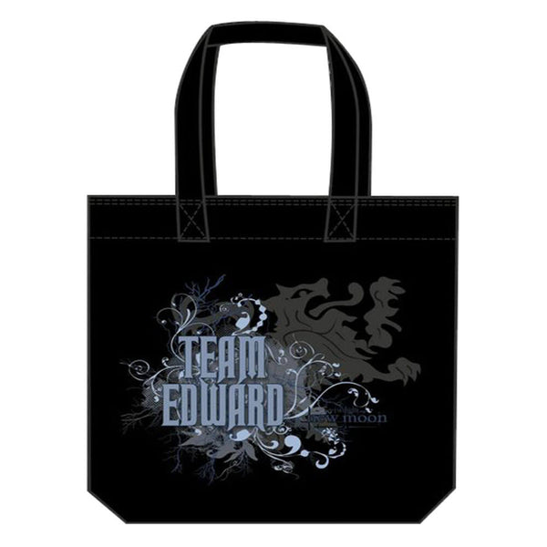 The Twilight Saga New Moon Bag Tote (Team Edward Swirls)