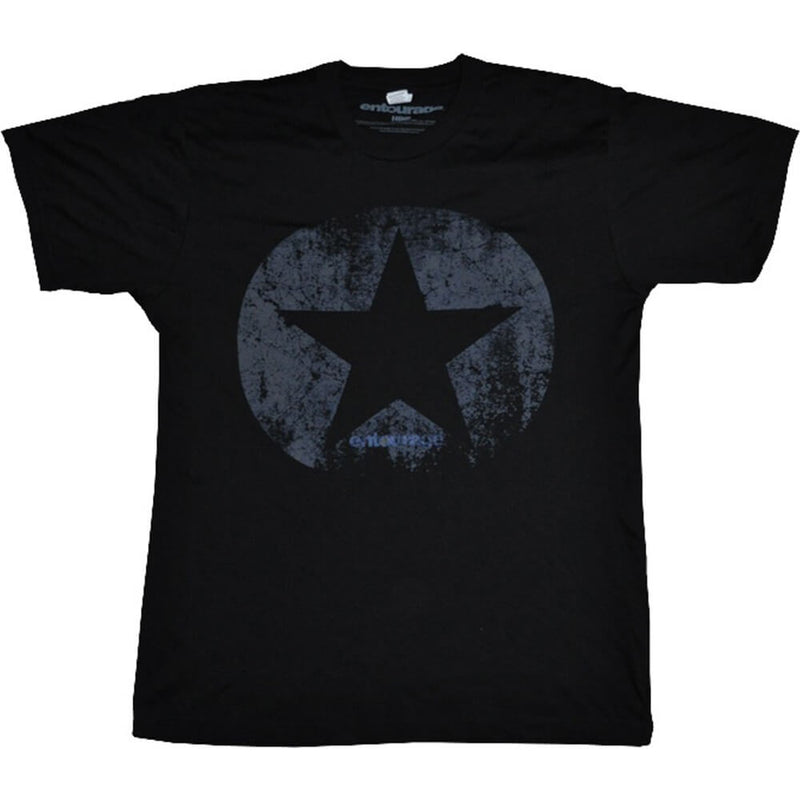 T-shirt maschio con miscela nera stella entourage