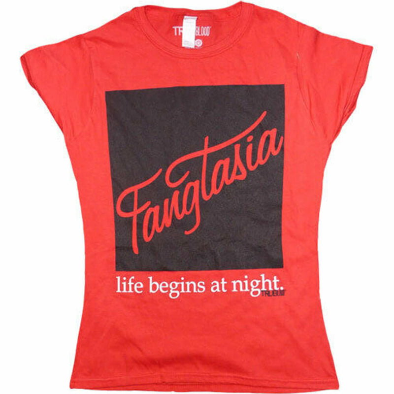 T-shirt Femme True Blood Fangtasia Rouge