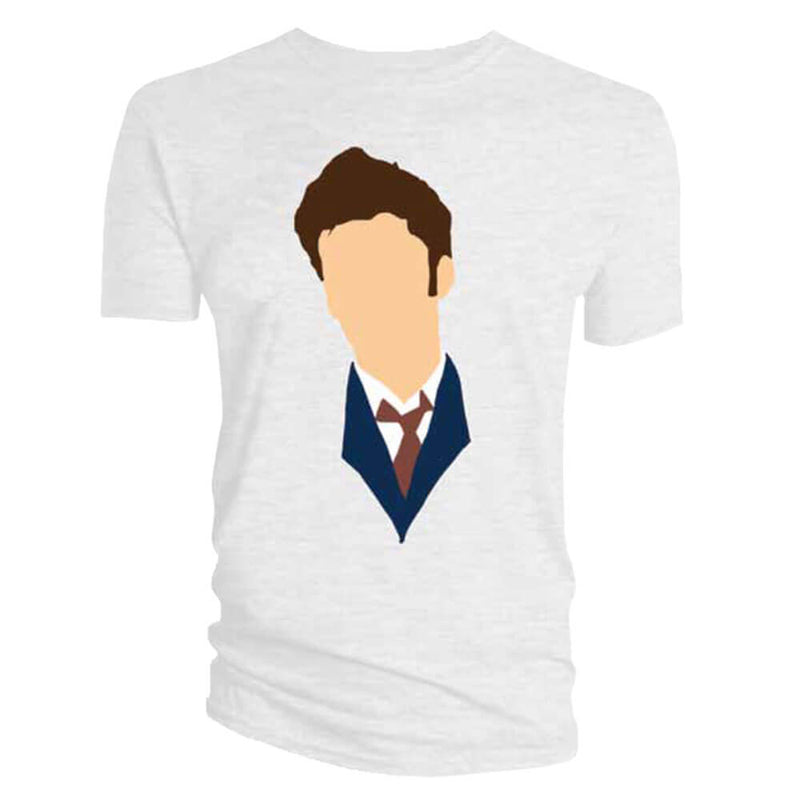 T-shirt Doctor Who David Tennant Vector Head