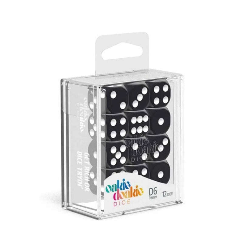 Oakie Doakie D6 16mm dés solides 12pcs