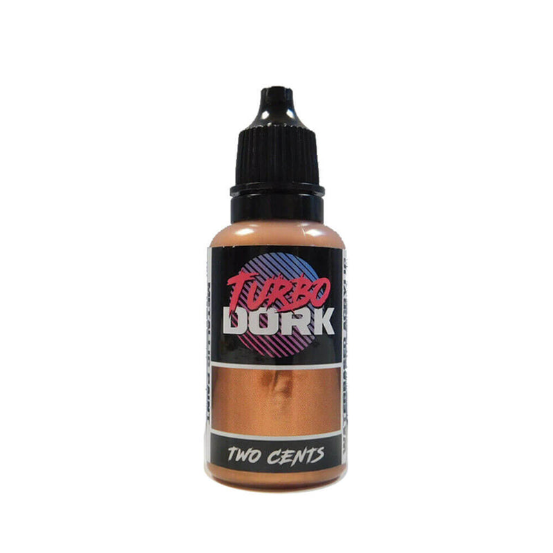 Peinture acrylique métallisée Turbo Dork Flacon de 20 ml