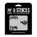 Pochoirs de lettrage et de signalisation